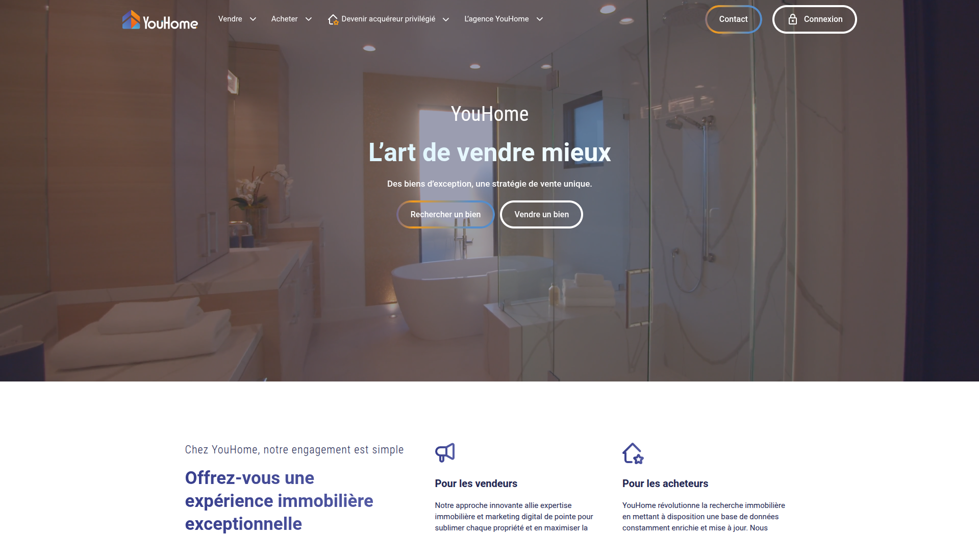 YouHome — agence immobilière premium